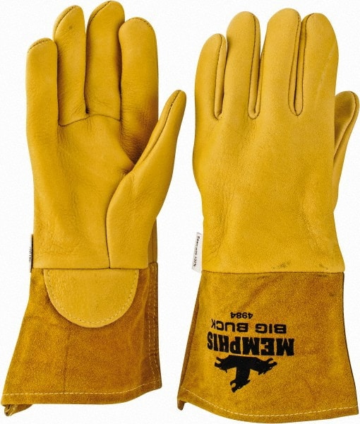 MCR SAFETY 4984XL Welding Gloves: Deerskin 