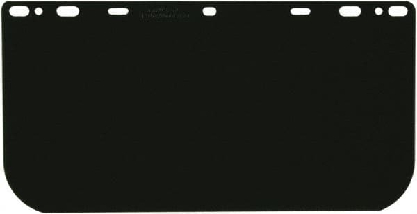 Face Shield Windows & Screens: Replacement Window, Green, 8" High, 0.04" Thick