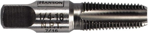 Irwin Hanson 1025 8-36 NF Carbon Steel Taper Starter Tap 4FL USA Made 
