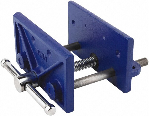 6-1/2" Jaw Width, 4-1/2" Jaw Opening, 2" Throat Depth, Woodworking Vise
