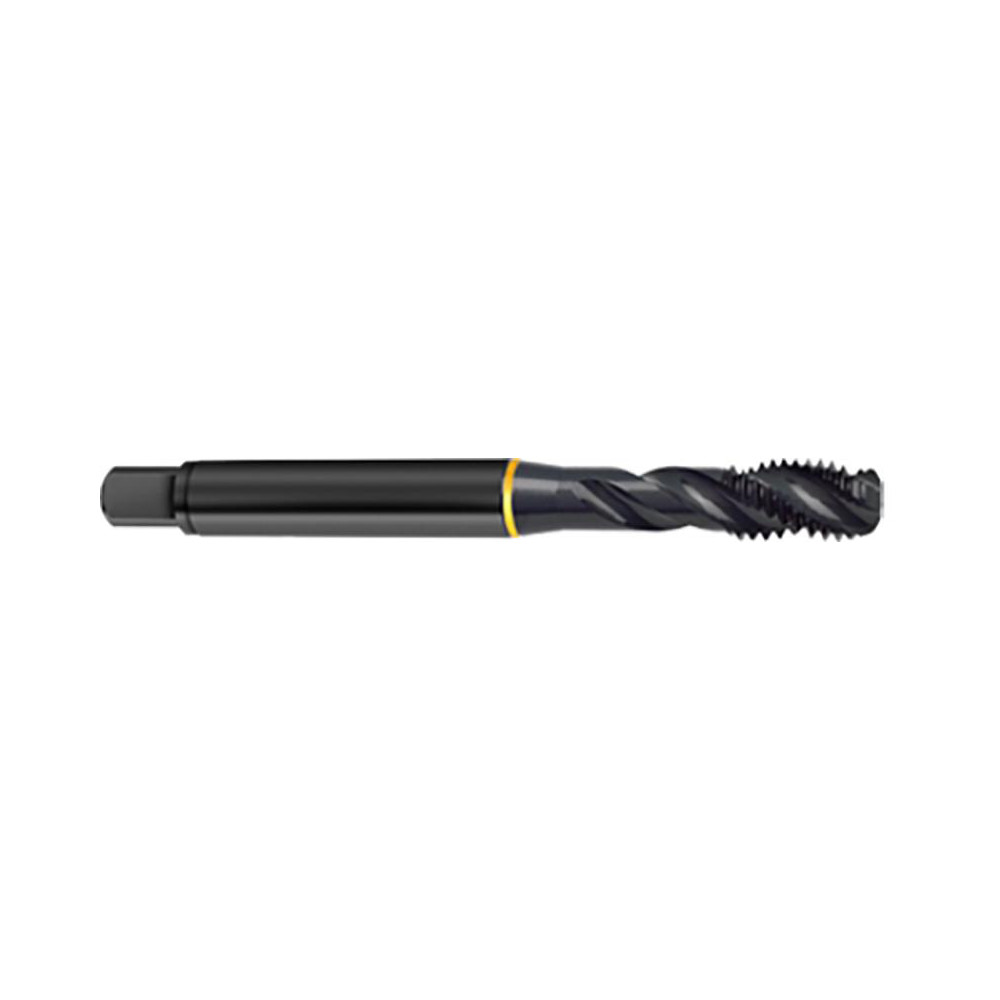 Spiral Flute Tap: M3 x 0.50, Metric, 3 Flute, Bottoming, 6H Class of Fit, Cobalt, Oxide Finish