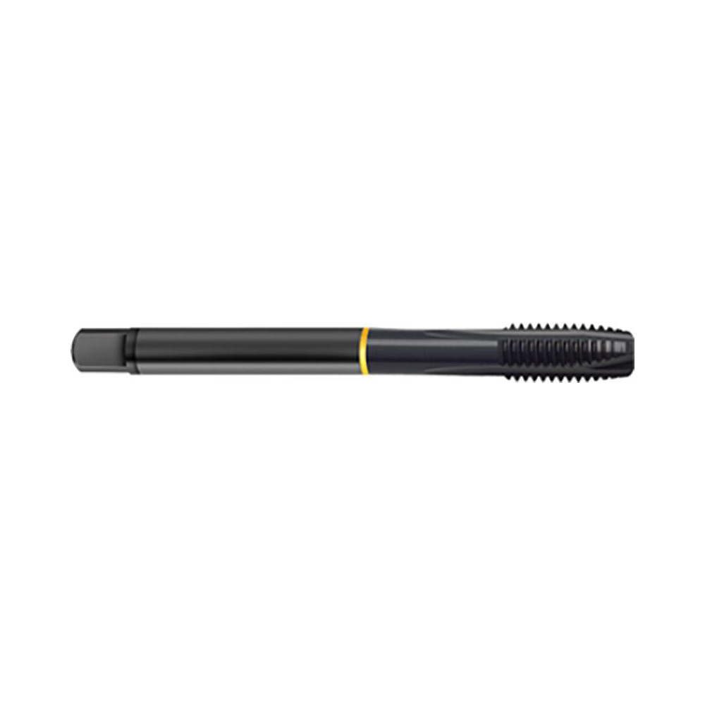 Spiral Point Tap: M6 x 0.75, Metric Fine, 3 Flutes, Plug, 6H, Cobalt, Oxide Finish