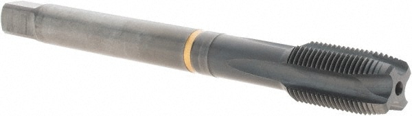 Guhring 9057230120050 Spiral Point Tap: M12 x 1, Metric Fine, 4 Flutes, Plug, 6H, Cobalt, Oxide Finish Image