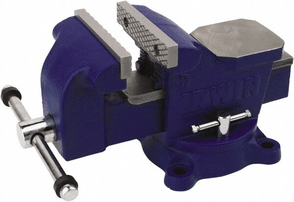 Bench Vise: 4" Jaw Width, 3" Jaw Opening
