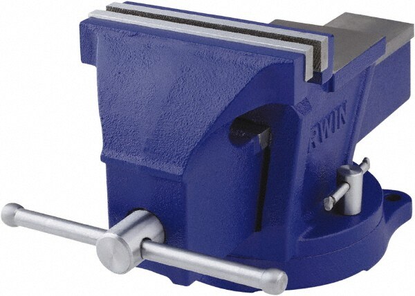 Bench Vise: 6" Jaw Width, 3" Throat Depth