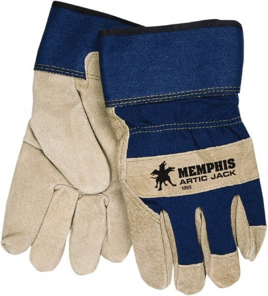 MCR Safety - Work Gloves: Size X-Large, Pigskin Leather Lined, Pigskin ...