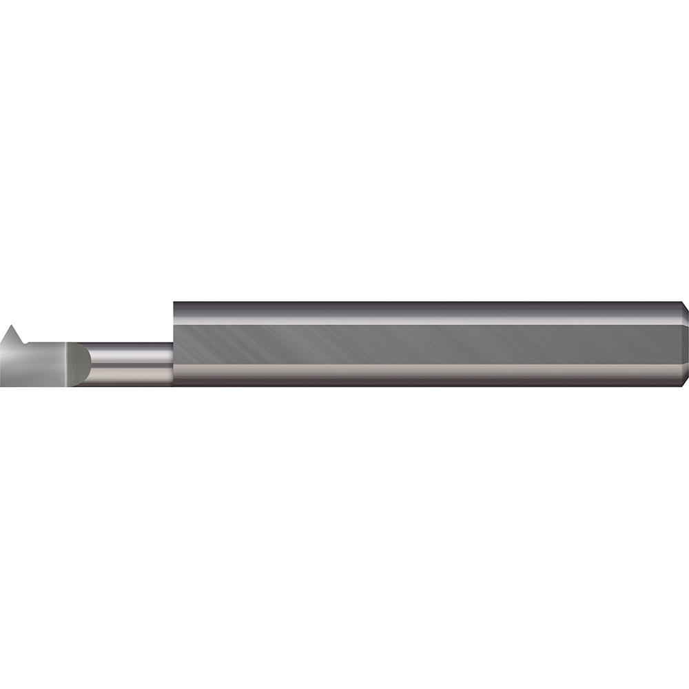 Single Point Threading Tool: 0.23" Min Thread Dia, 20 to 40 TPI, 0.75" Cut Depth, Internal, Solid Carbide - 5/16" Shank, 2-1/2" OAL, 60 &deg; Profile, 0.055" Projection from Edge, Bright/Uncoated