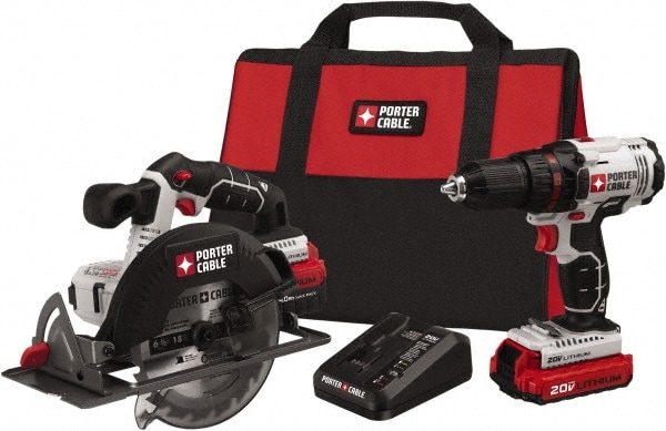 porter cable battery tool set