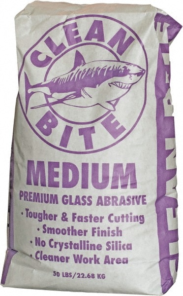 Abrasive Blasting Media: Medium, Angular, Crushed Glass