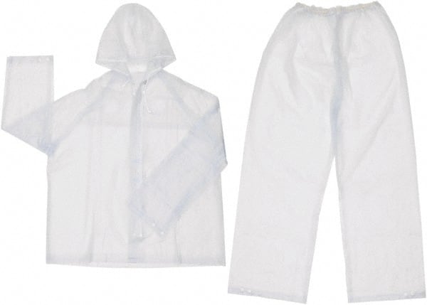 MCR Safety - Size 3XL Clear Rain Disposable Encapsulated Suit ...