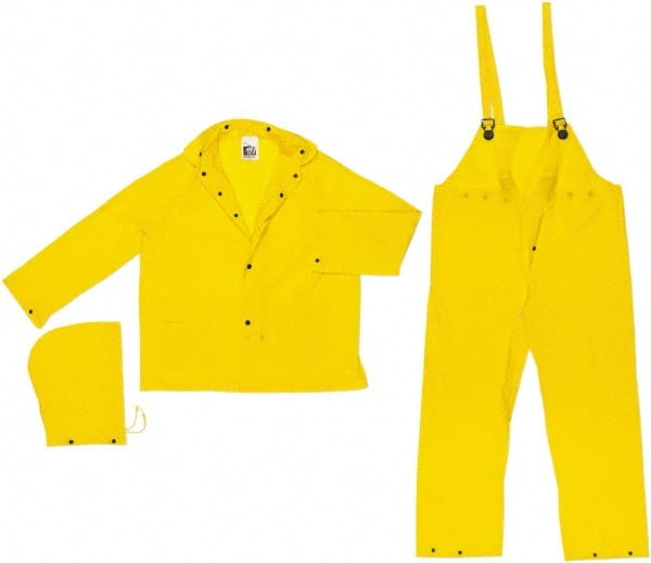 MCR Safety - Size XL Yellow Rain Three Piece Suit - 72921257 - MSC ...
