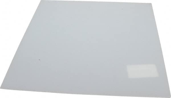 Plastic Sheet: 1 in Plastic Thick, White, Opaque, 9,500 psi Tensile  Strength, 1.0 ft-lb/in