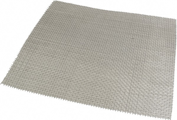 Wire Cloth: 20 Wire Gauge, 0.035" Wire Dia, Aluminum