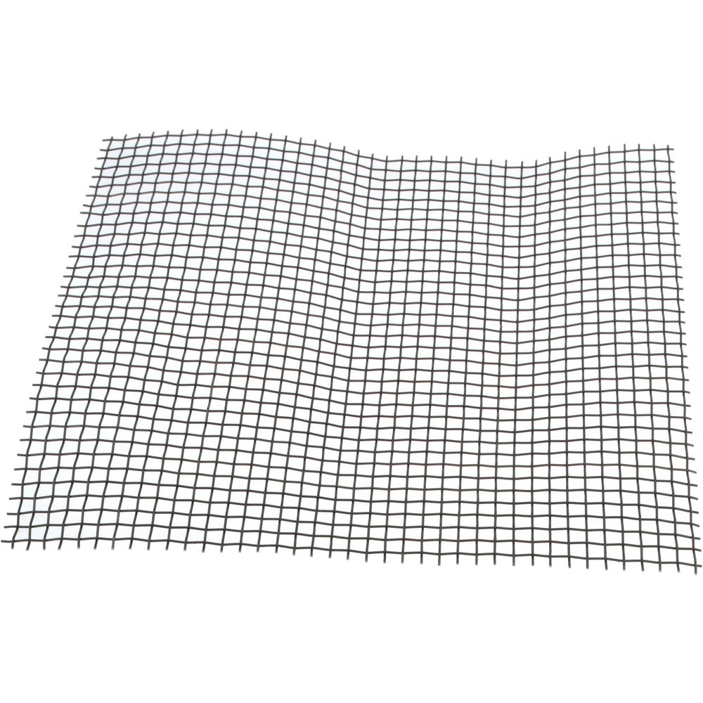 Wire Cloth: 18 Wire Gauge, 0.047" Wire Dia, Steel