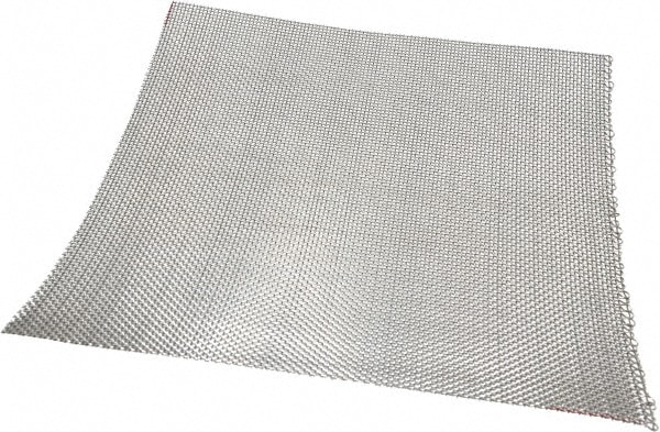 Wire Cloth: 20 Wire Gauge, 0.035 Wire Dia, Steel