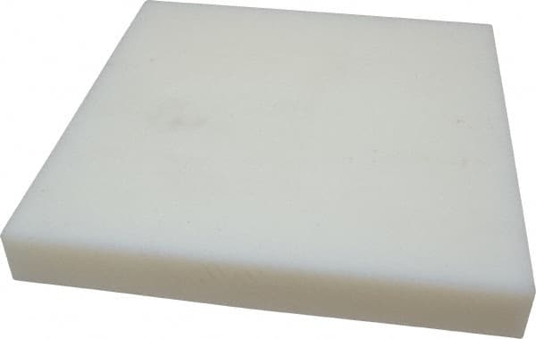 USA Sealing PS-UHMW-69 Plastic Sheet: Ultra-High-Molecular-Weight Polyethylene, 1-1/2" Thick, 12" Long, White 