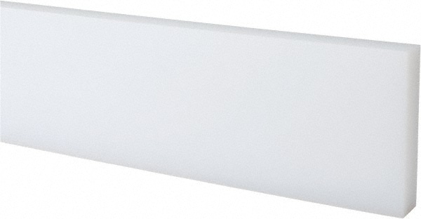 USA Sealing PS-UHMW-922 Plastic Bar: Ultra-High-Molecular-Weight Polyethylene, 3/4" Thick, 60" Long, White Image