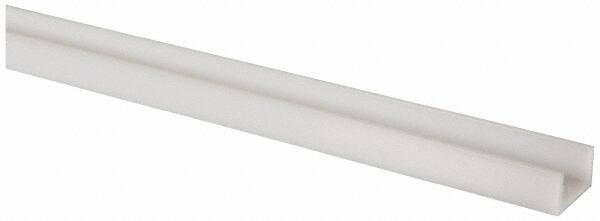 Rectangular Bar 3/16 thickness X 1/2 width X 1 ft Teflon PTFE length 