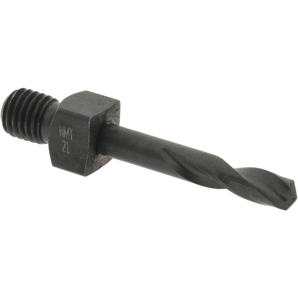 Threaded Shank Drill Bit: #21, 135 ° Point, 1/4-28 Shank, Cobalt