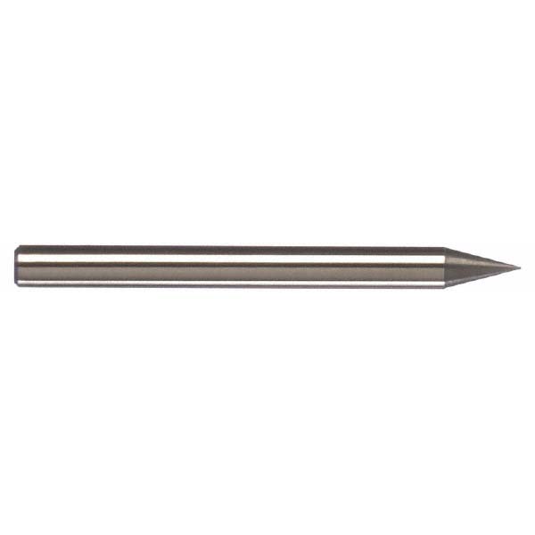 12463550 Ball End Mill: 0.011" Dia, 0.033" LOC, 2 Flute, Solid Carbide  