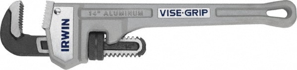 Irwin 2074124 Straight Pipe Wrench: 24" OAL, Aluminum Image