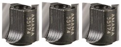 3 Piece Carbide-Tipped Pattern-Cutting Assembly Router Bit Set
