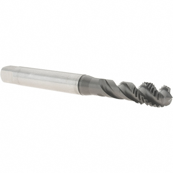 Emuge B050C400.0100 Spiral Flute Tap: M10 x 1.50, Metric, 3 Flute, Modified Bottoming, 6H Class of Fit, Cobalt, GLT-1 Finish Image