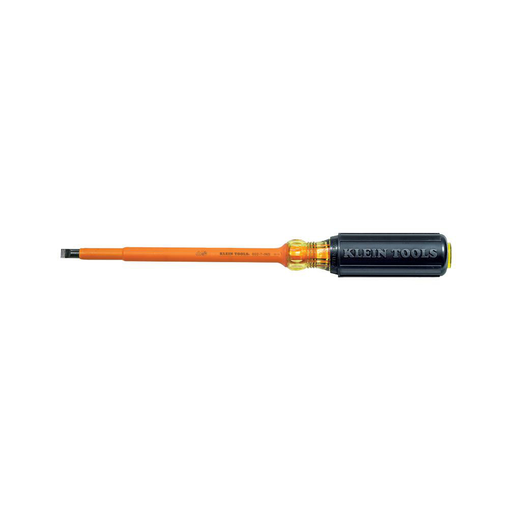 Slotted Screwdriver: 5/16" Width, 12-3/8" OAL, 7" Blade Length