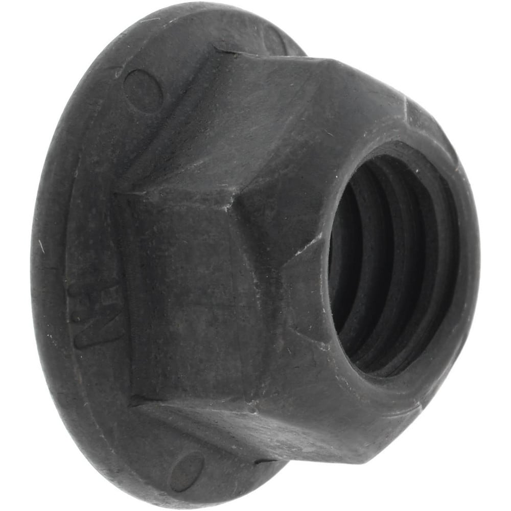 Value Collection - Hex Flange Lock Nut: Distorted Thread, 1/2-13, Grade ...