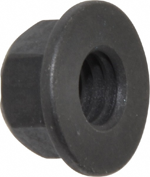 Value Collection R52001644 Hex Lock Nut: Distorted Thread, 3/8-16, Grade G Steel, Phosphate & Oil Finish Image