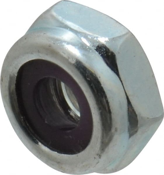 4#-10# UNC Nyloc Nuts Zinc Plated 1/4" 3/8" 5/16" Nylon Insert Hexagon Lock Nut 