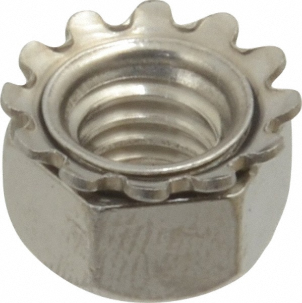 Hex Nuts With Lock Washers