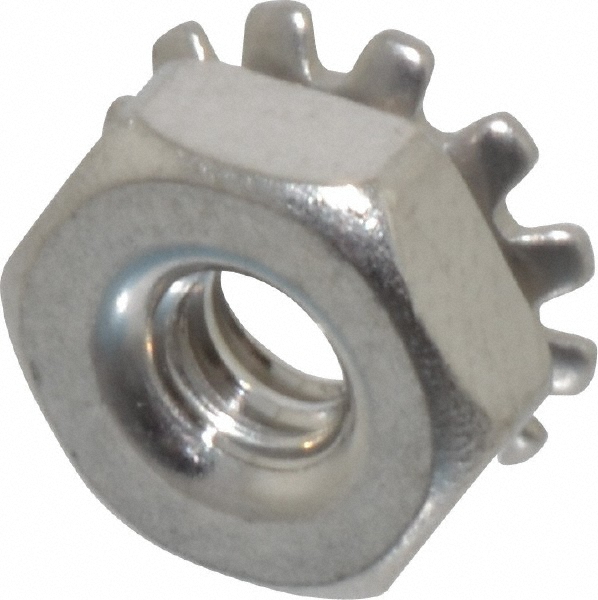Hex Nuts With Lock Washers