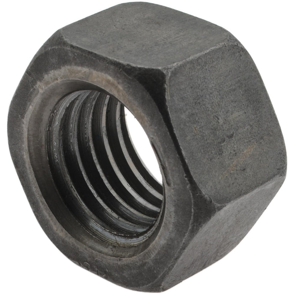 Hex Nut: 7/8-9, Grade 5 Steel, Uncoated