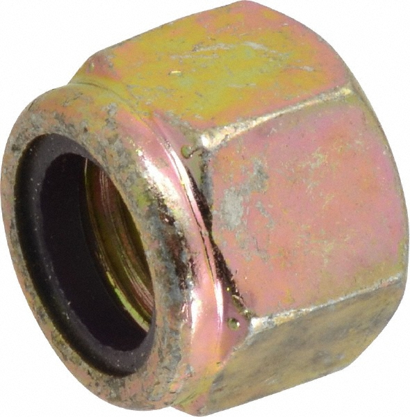 Écrous Hexagonaux Freinés Grade 8 - 3/4-10 - 50 Pièces - Zinc Jaune - Neuf