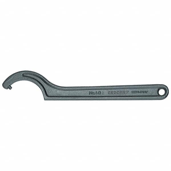 Gedore 6337200 Spanner Wrenches & Sets; Wrench Type: Fixed Hook Spanner ; Minimum Capacity (mm): 68.00 ; Maximum Capacity (mm): 75.00 ; Maximum Capacity (Inch): 3 ; Maximum Capacity (Inch): 3.0000 ; Overall Length (Inch): 9-1/2 
