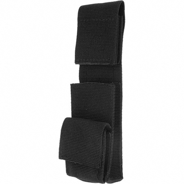 Tool Holster: 2 Pockets, Nylon, Black