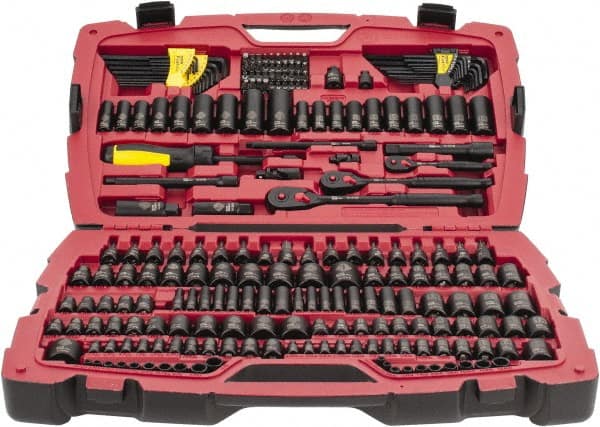 Stanley - Combination Hand Tool Set: 229 Pc, Mechanic's Tool Set - 52643236  - MSC Industrial Supply
