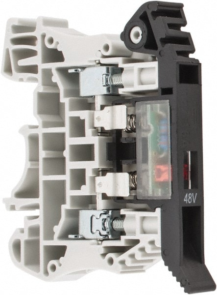 300 Volt (IEC), 300 Volt (UL), 6.3 (IEC) Amp, 6.3 (UL) Amp, DIN Rail Mount, Fused Terminal Block