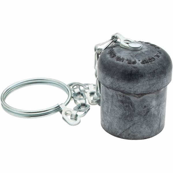 Hydraulic Hose Coupler Dust Cap: 0.5" ID, 8 mm