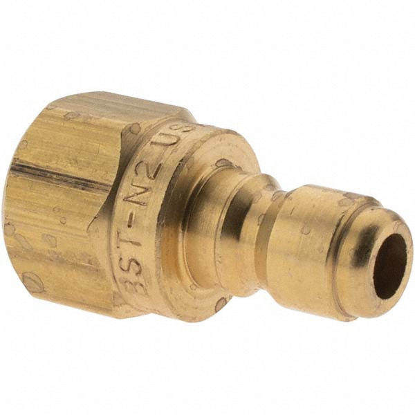 Hydraulic Hose Coupler: 0.25" ID, 4 mm, 1/4-18