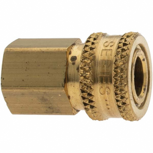 Hydraulic Hose Coupler: 0.125" ID, 2 mm, 1/8-27