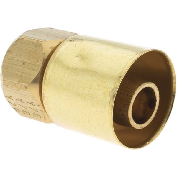 Compression Tube Female Swivel: 3/4-20" Thread, 3/4" Tube OD, UNEF x Tube