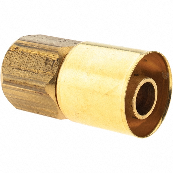 Hydraulic Hose Swivel Fitting: 0.5" ID, 0.5" OD, 8 mm, 3/4-16