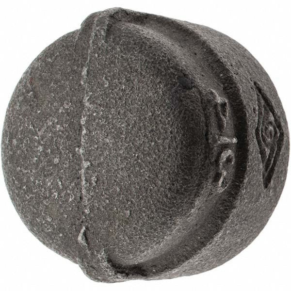 Black End Cap: 3/4"