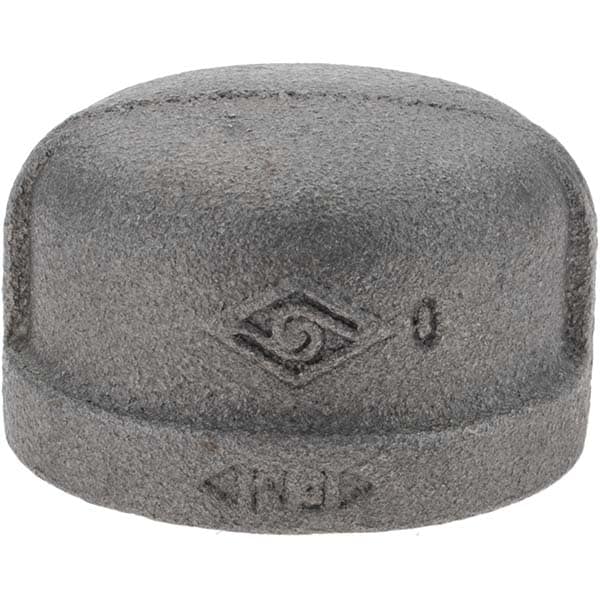 Black End Cap: 1-1/4"