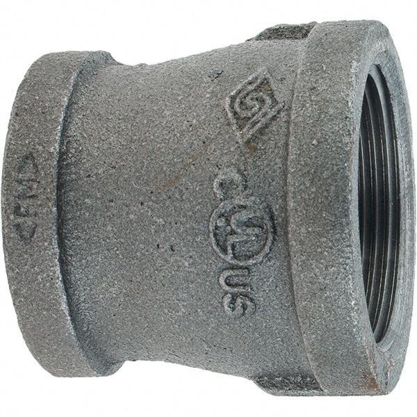Black Reducing Coupling: 1-1/2 x 1-1/4"