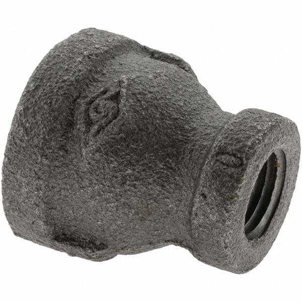 Black Reducing Coupling: 1/2 x 1/4"