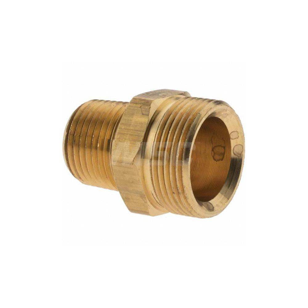 Eaton 7/820 NPT, Brass Reusable Hose Male Fitting 52680360 MSC