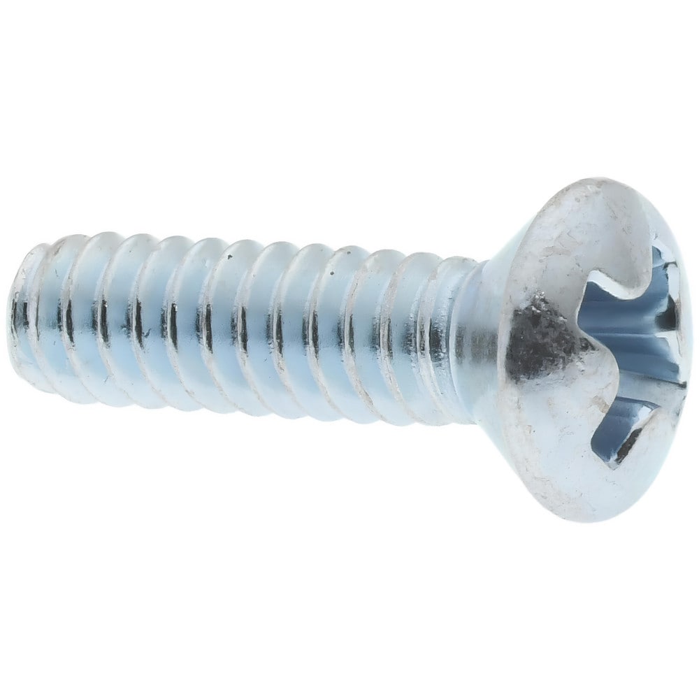 Machine Screw: #6-32 x 1/2", Oval Head, Phillips